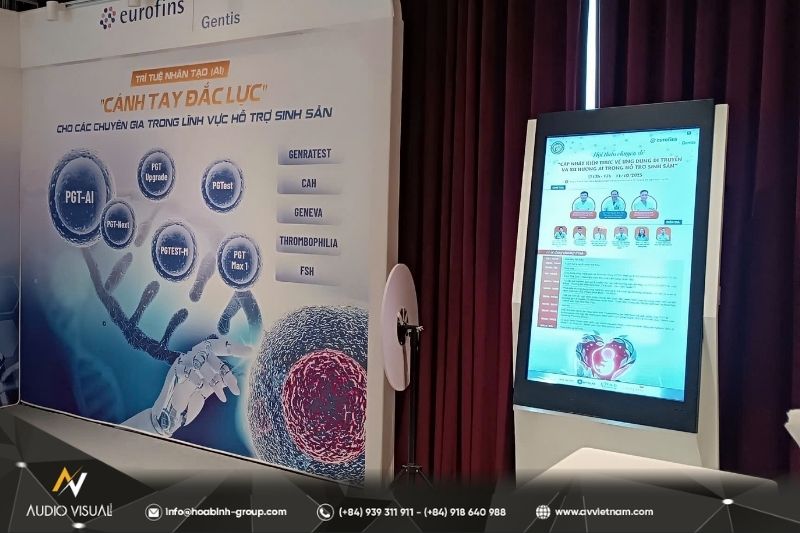 Digital standee rental in Vietnam for professional events