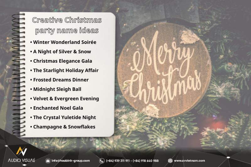 50+ creative Christmas party name ideas for unique events