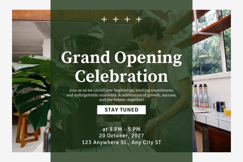 Casual & welcoming invitation
