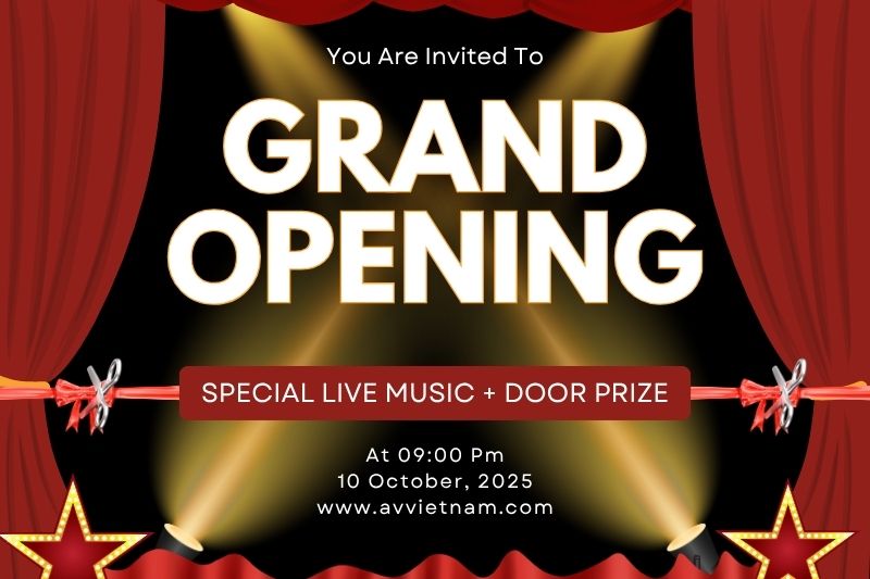 Playful & theatrical invitation