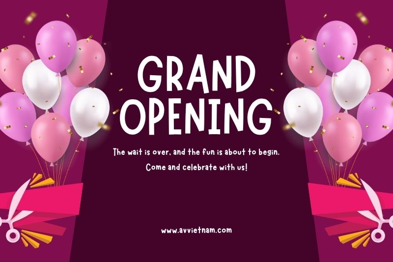 grand opening invitation card designs