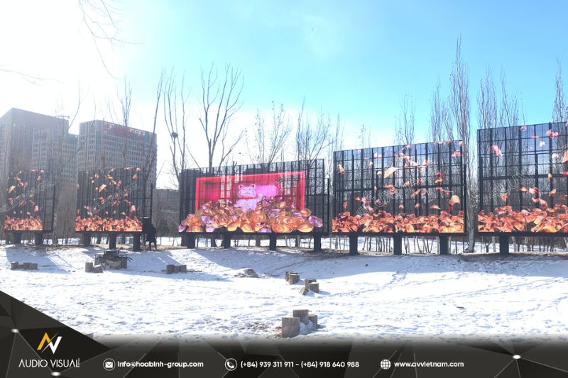 Transparent LED display rental services for stunning events