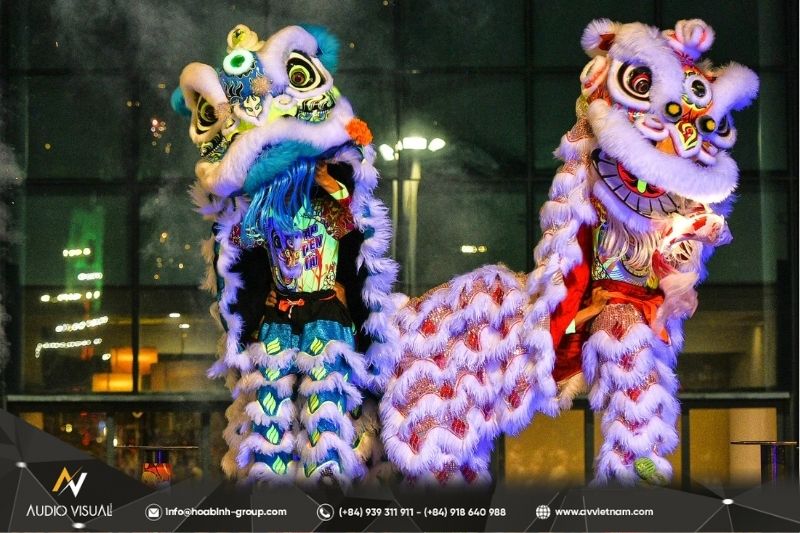 Lion dances